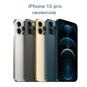 Original Apple iPhone 12 Pro 5G LTE Mobile Phone 6.1'' 6GB&128/256GB IOS A14 Bionic Hexa Core Triple 12MP Cellphone - SavannahiDoctor