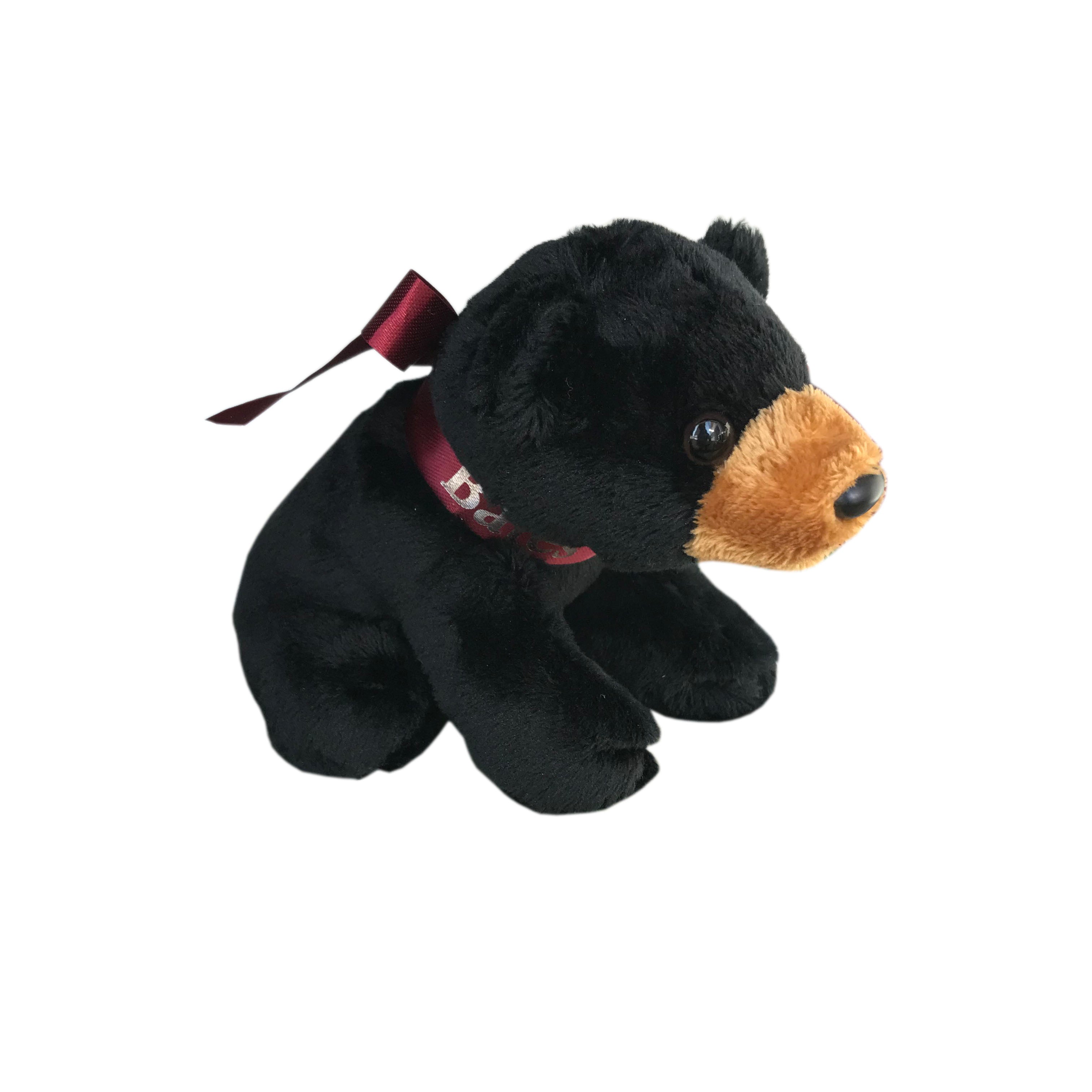 small stuffed black bear