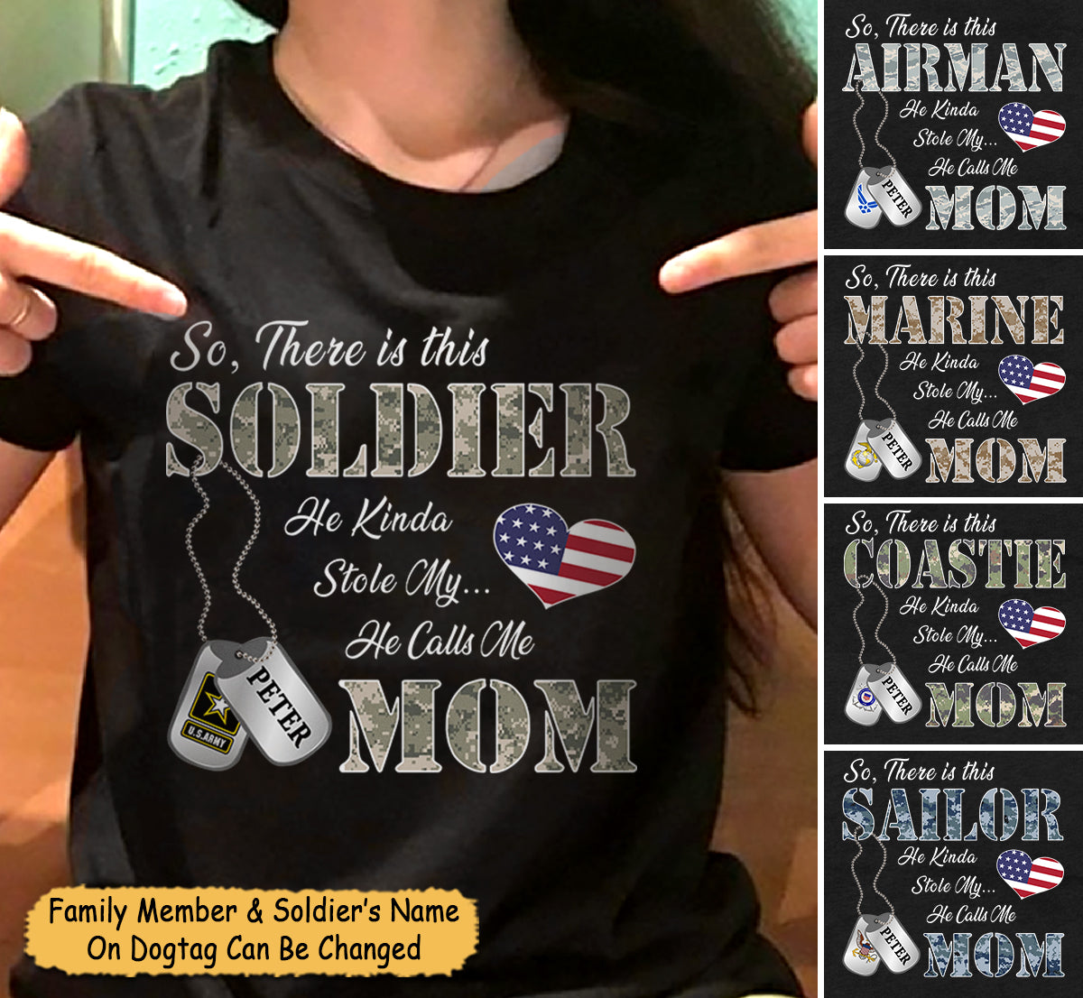 Personalized Shirts My Hero Wears Combat Boots Proud Army Mom 4th July Shirt  For Military Family Member Hk10 Trhn