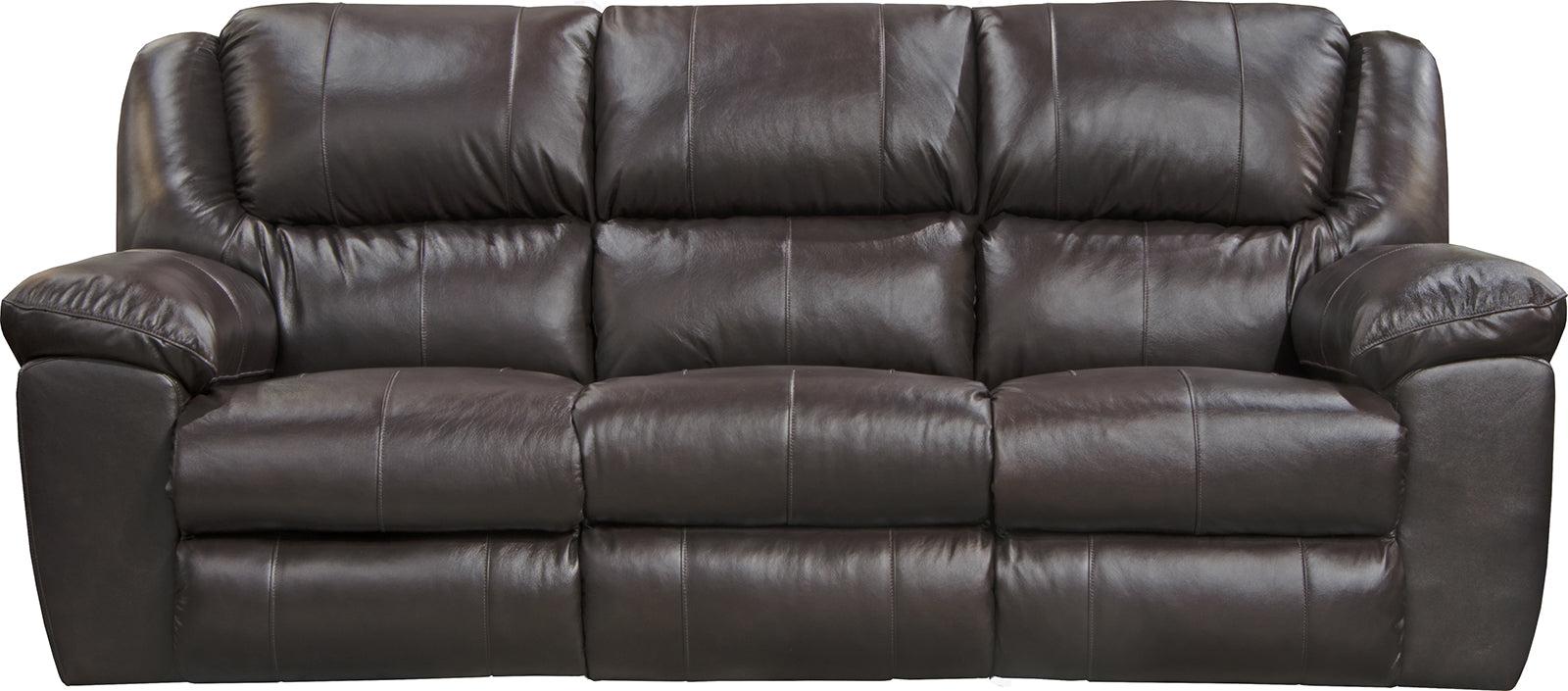 Chocolate Catnapper Furniture Transformer II Ultimate Sofa: 3 Recliners & Drop Down Table