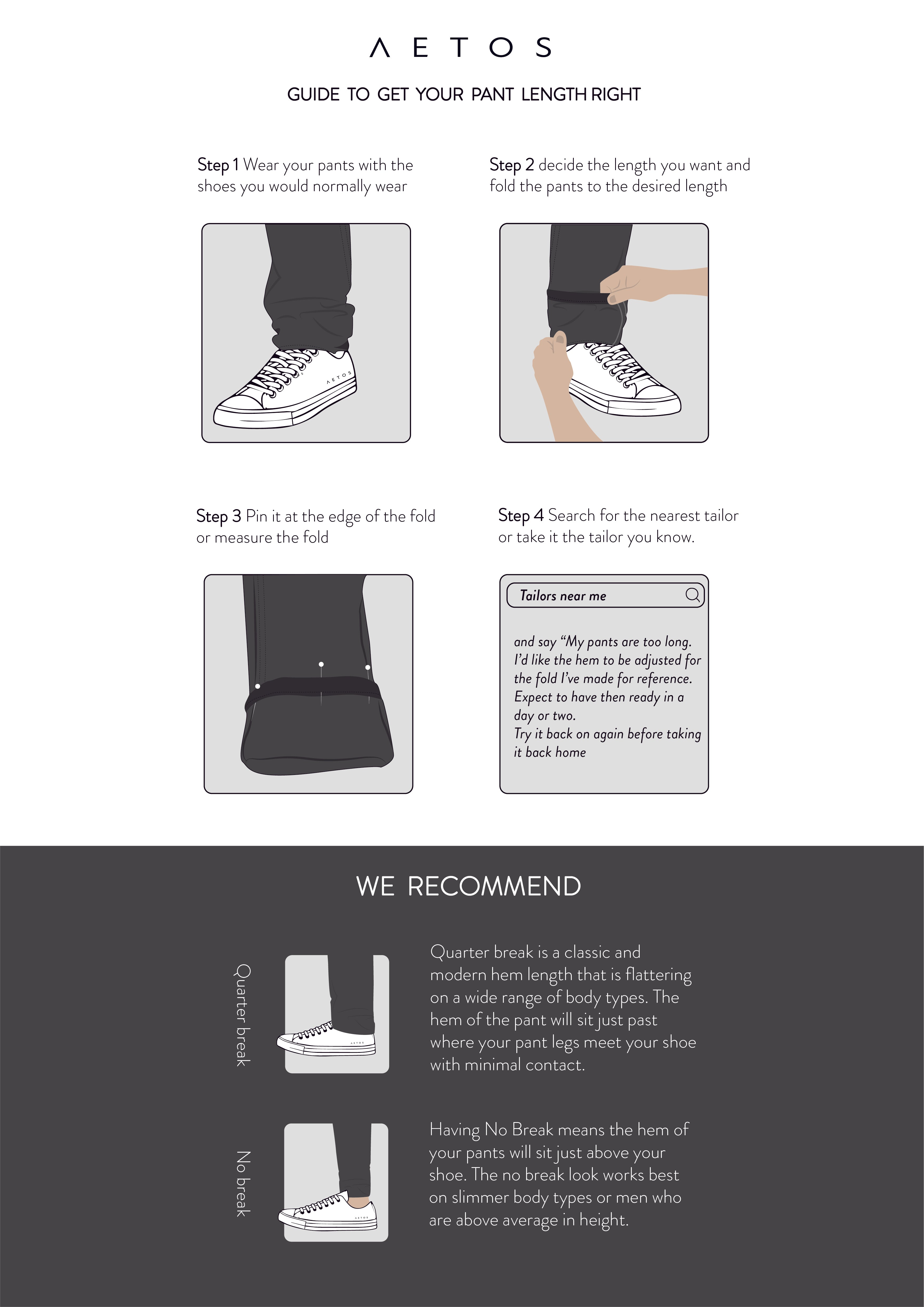 The Correct Hem Length for All Styles of Pants, Style