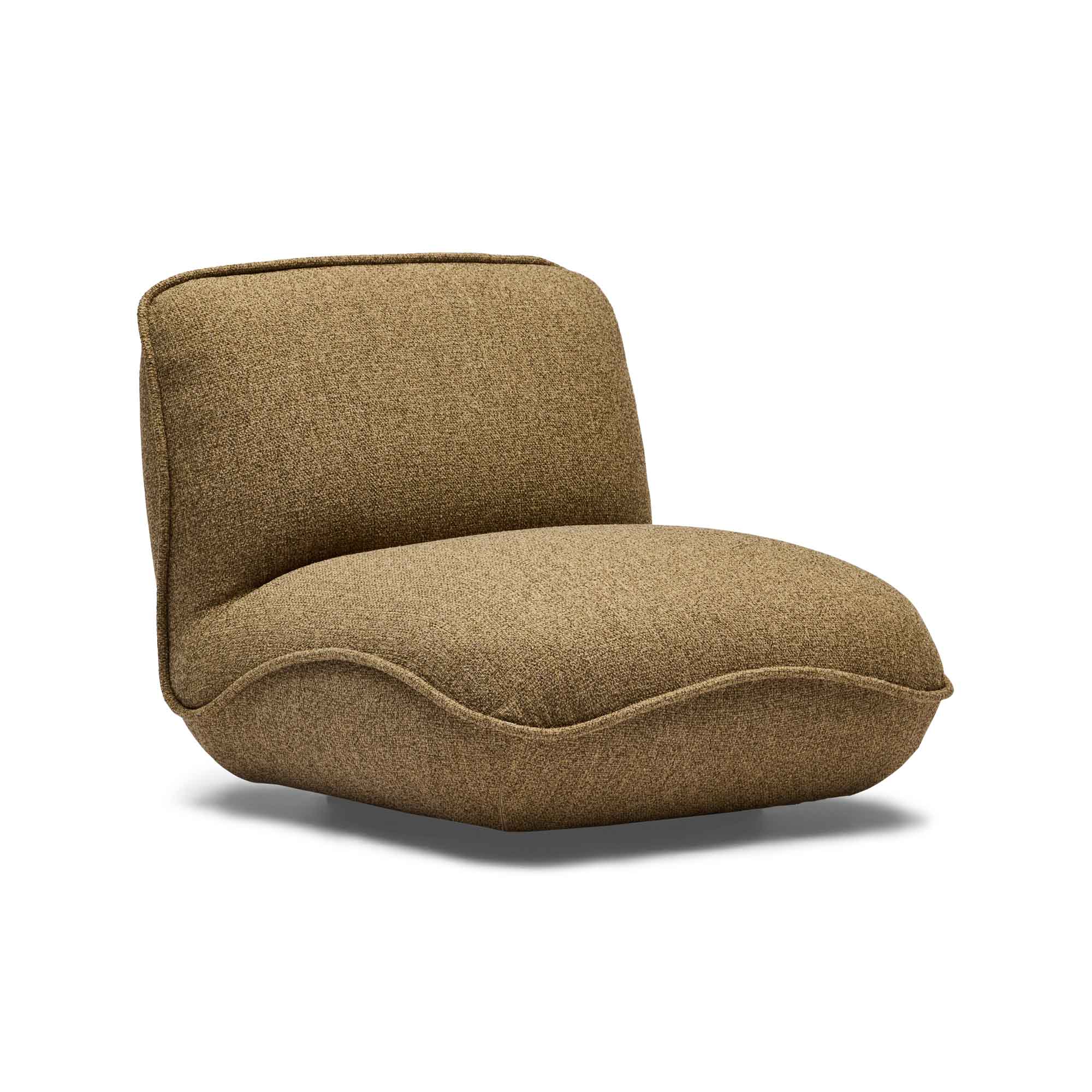 Emmett Swivel Chair Khaki & Taupe - Horgans product image