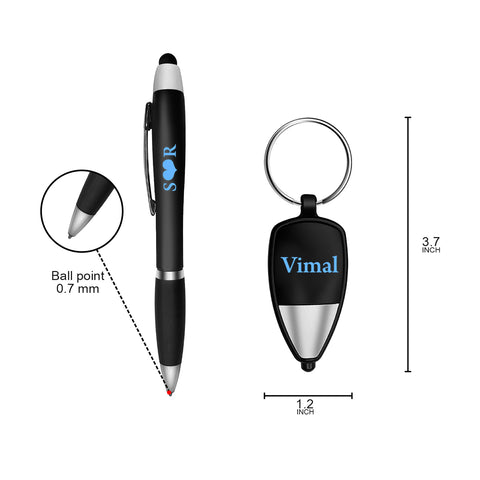 Wallet Combo Of 3 - Mini Combo 6.0 - Customized Pen, LED Keychain, Croc  Wallet