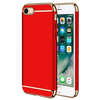Ultra Thin and Slim Hard Coated Non Slip Matte Surface with Electroplate Frame case for iPhone 8 - Red
