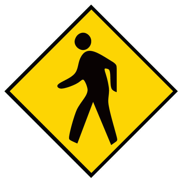 Pedestrian Area Floor Sign Industrial Floor Tape