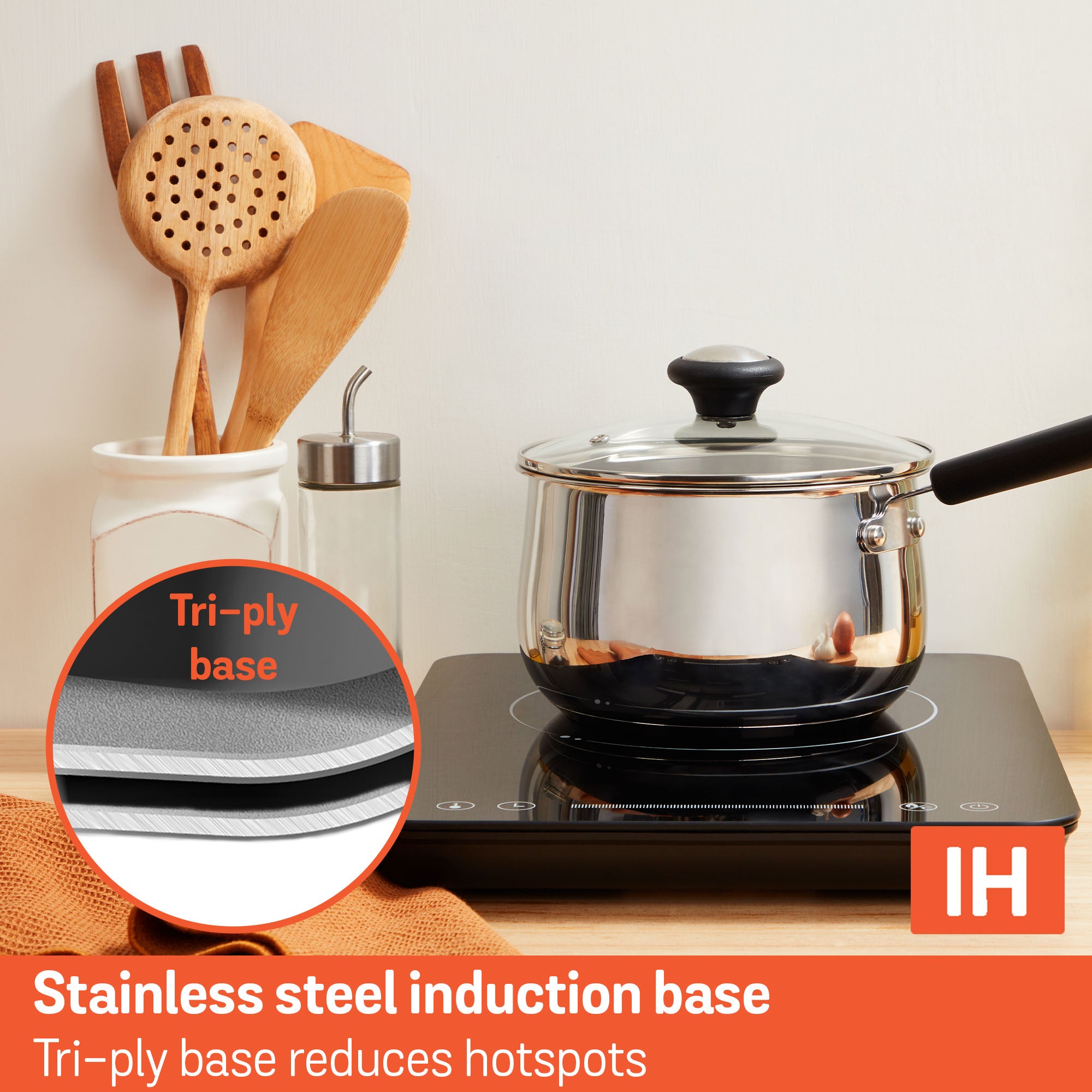 Stainless Steel Saucepan with Lid