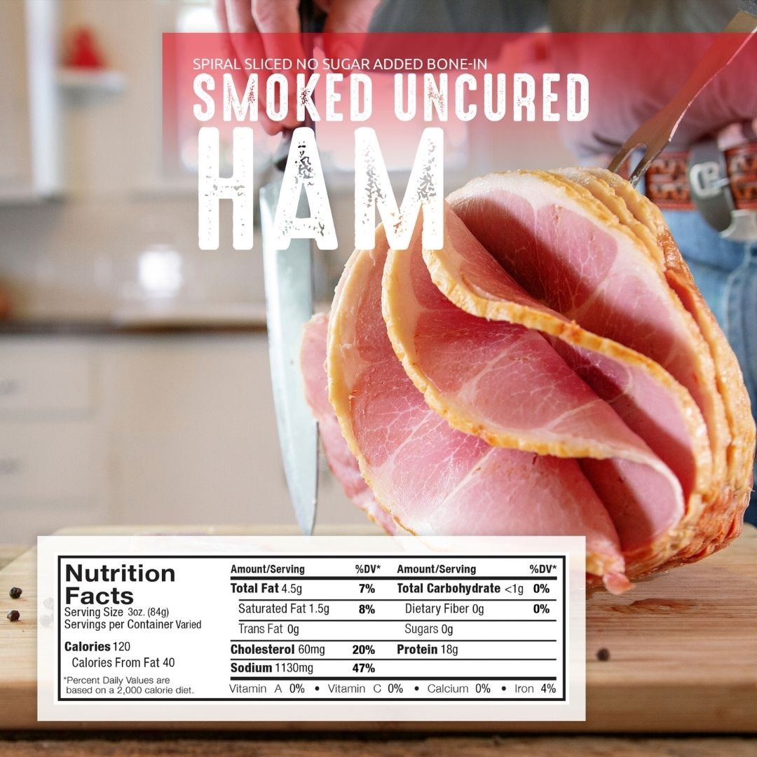 Nutrition Value of Spiral Sliced Ham