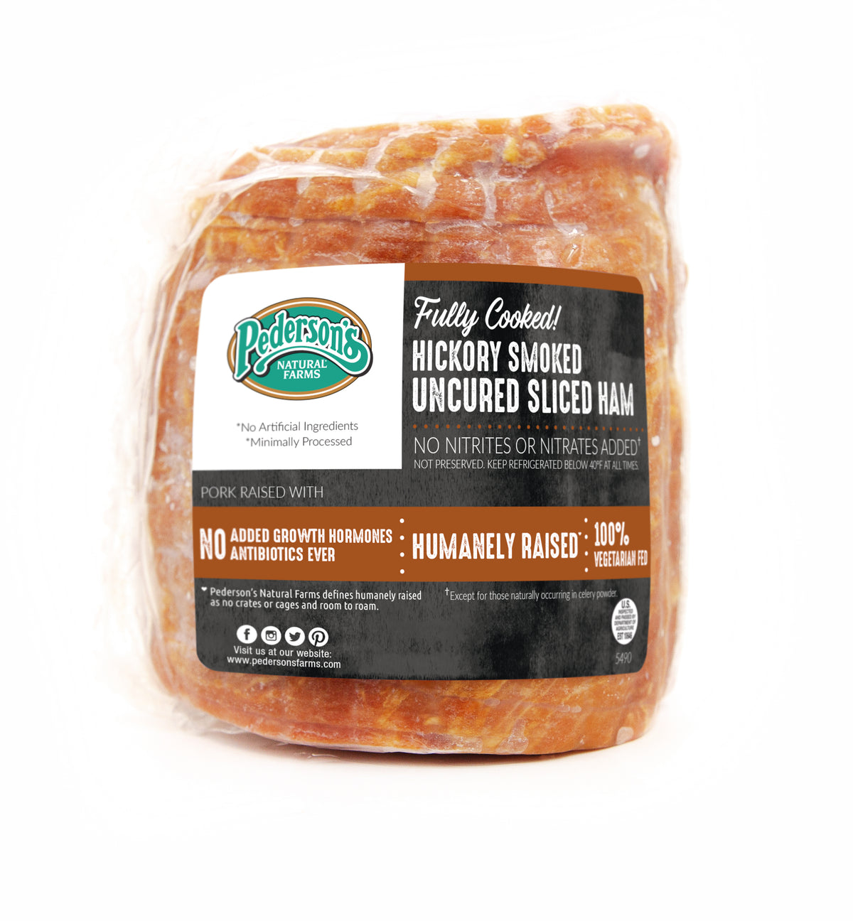 A Pederson's Farms Boneless Fully Cooked Ham