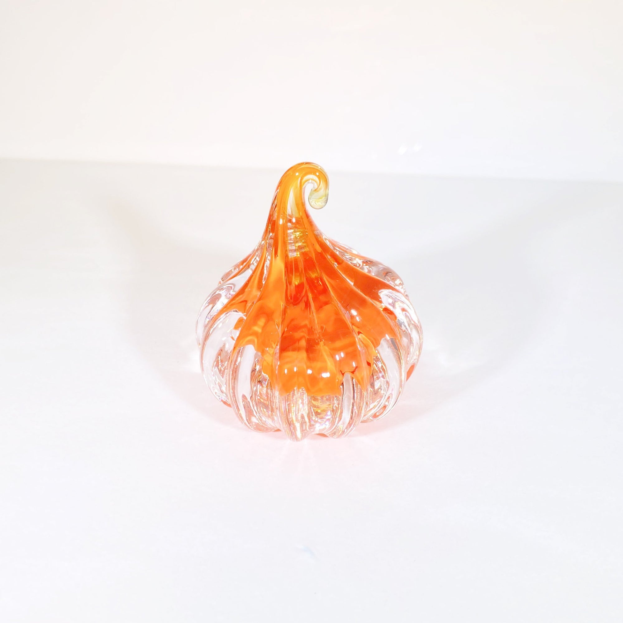Solid Glass Pumpkin Paperweights - Lake Superior Art Glass