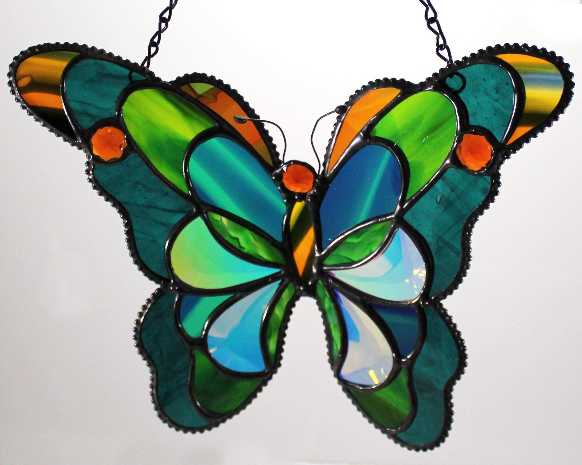 stained glass butterfly designs