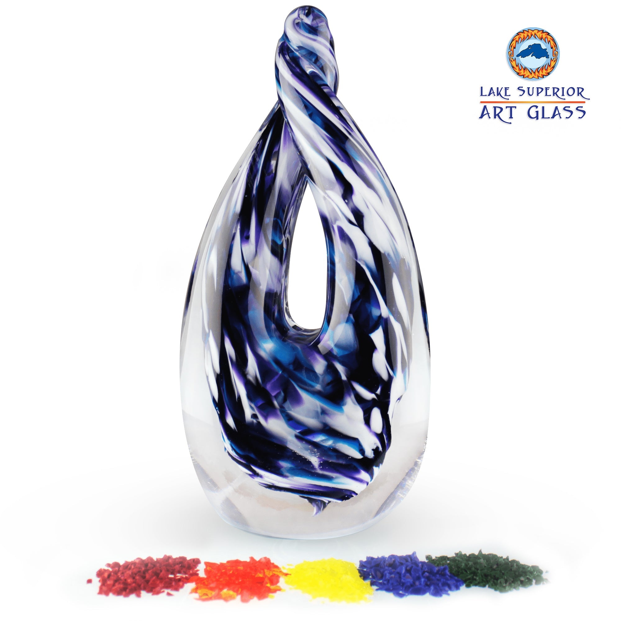 unity glass sculpture