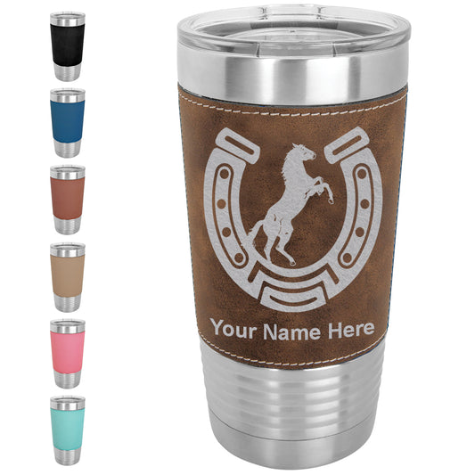 30 Oz Tumbler Horses Cowboy Cowgirl Laser Engraved Personalized
