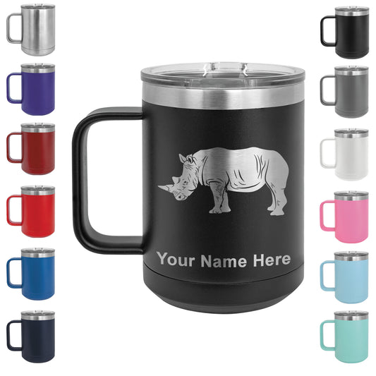 Vacuum Insulated Coffee Mug with Handle 12-Oz. - Personalization Available