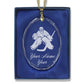 LaserGram Christmas Ornament, Hockey Goalie, Personalized Engraving Included (Oval Shape)