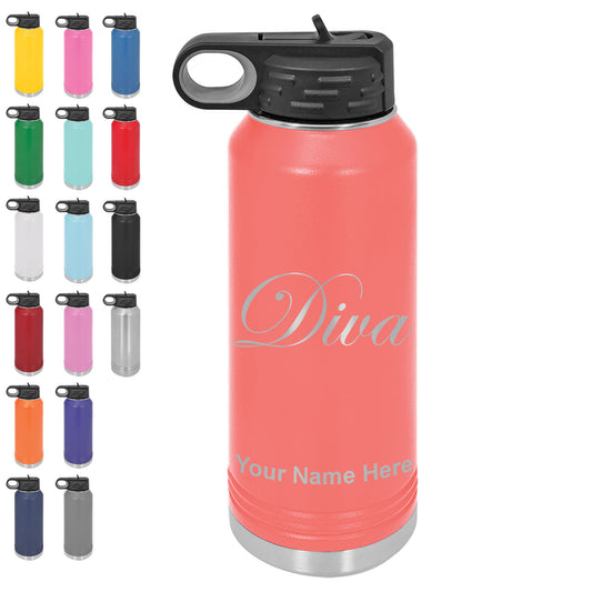 Engraved Simple Modern Water Bottle