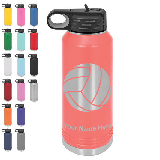 20oz Insulated Water Bottle Personalized With Name / Flip Top