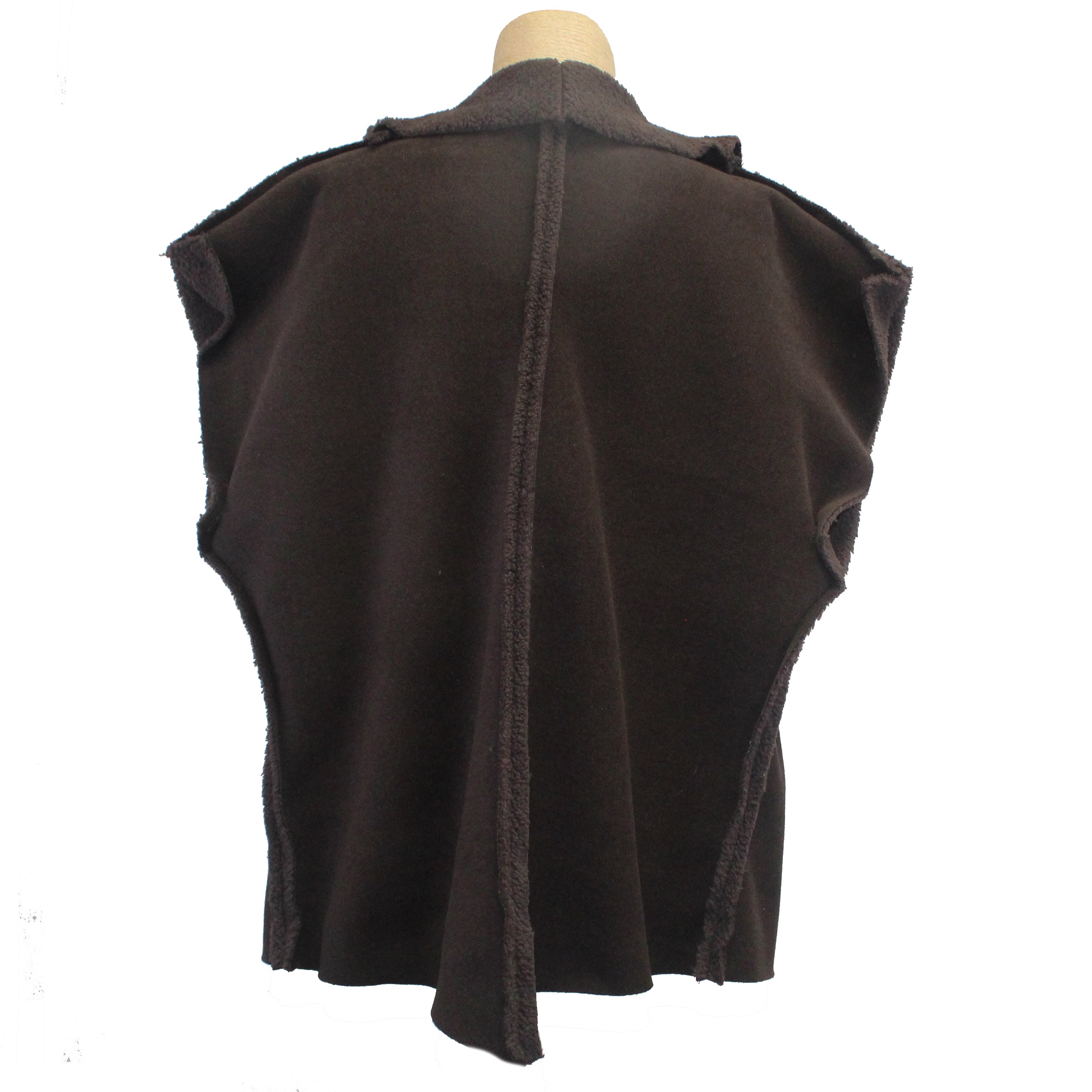 Mary Stackhouse Vest, High Neck, Soft Brown, L – Santa Fe Weaving Gallery