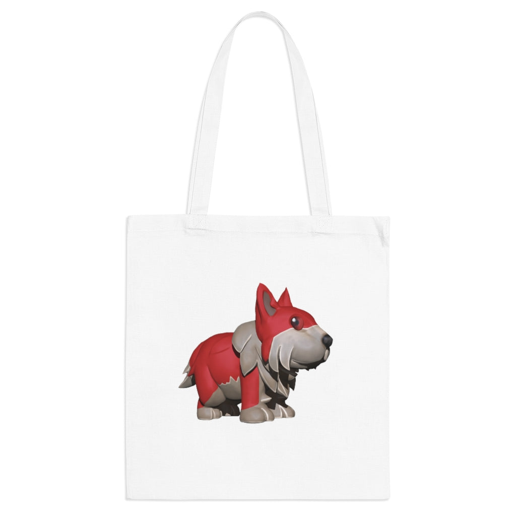 Red Dog Tote Bag