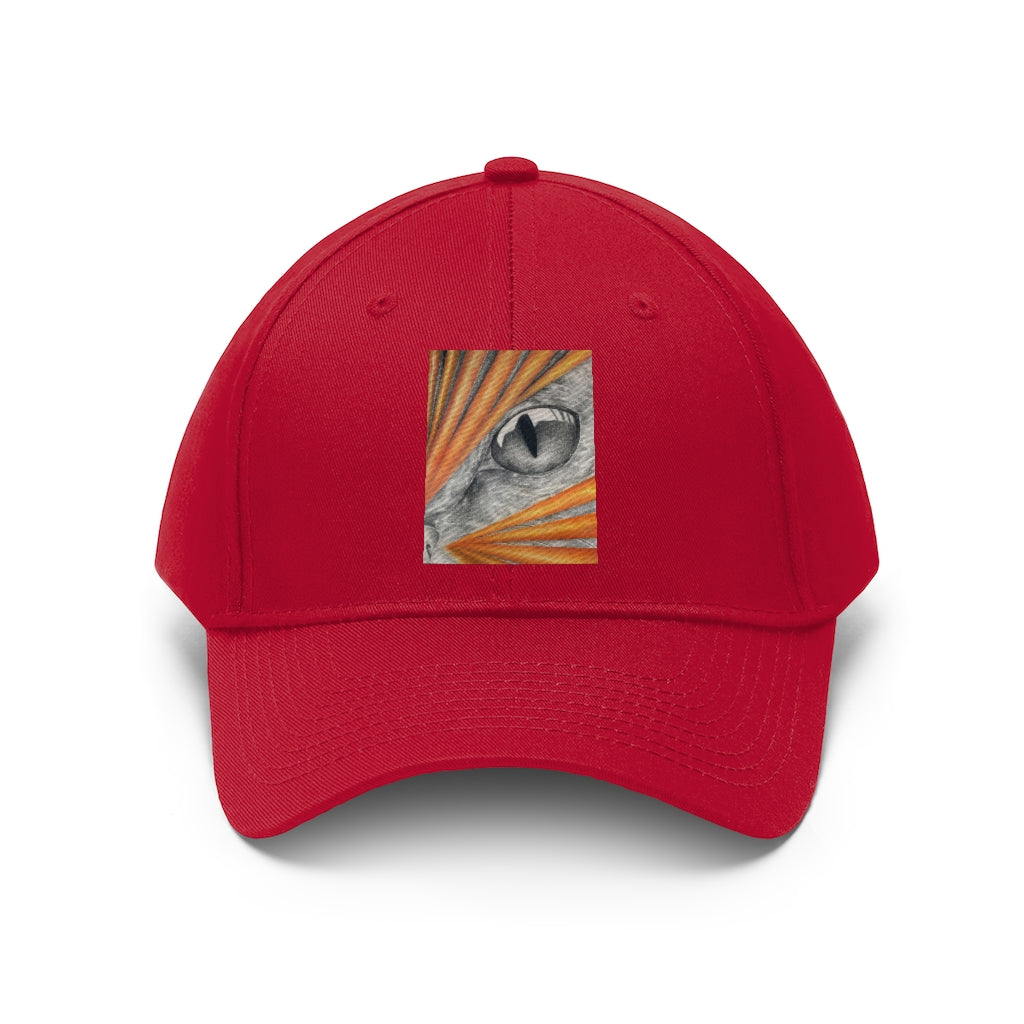 Cat Rays Unisex Twill Hat