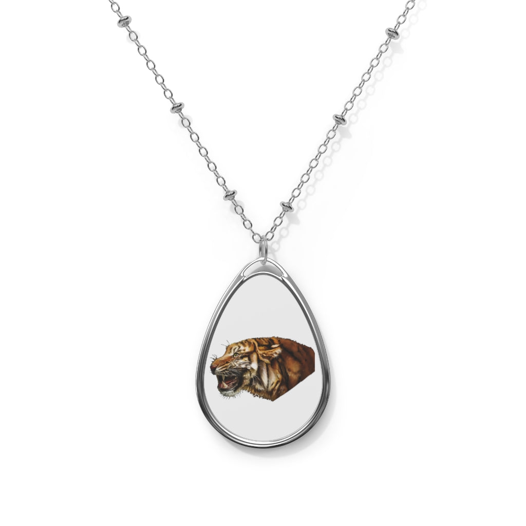 Tiger Oval Necklace