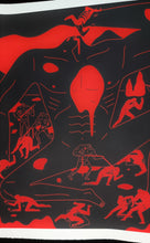 Load image into Gallery viewer, CLEON PETERSON Punishment (red) - screenprint
