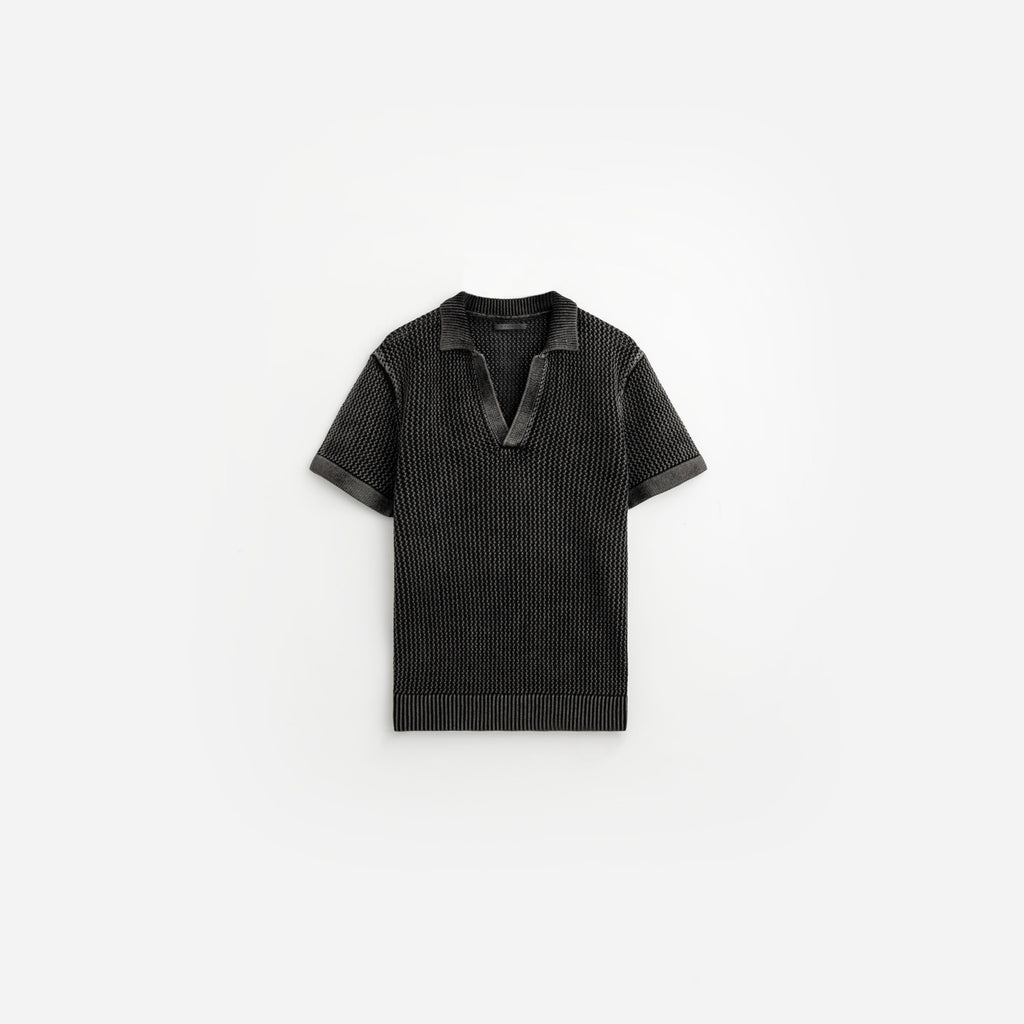 Oversized Knit Polo – Stampd
