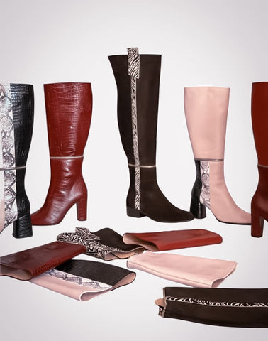 botas de mujer zipper-boots