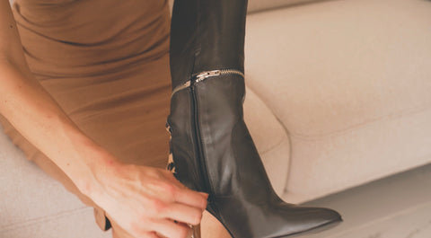 como poner zipper boots