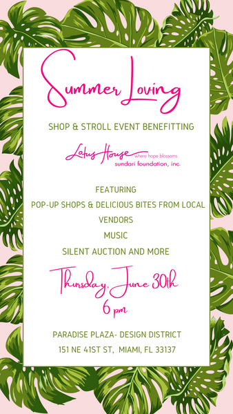 Summer Shopping Event Invitation