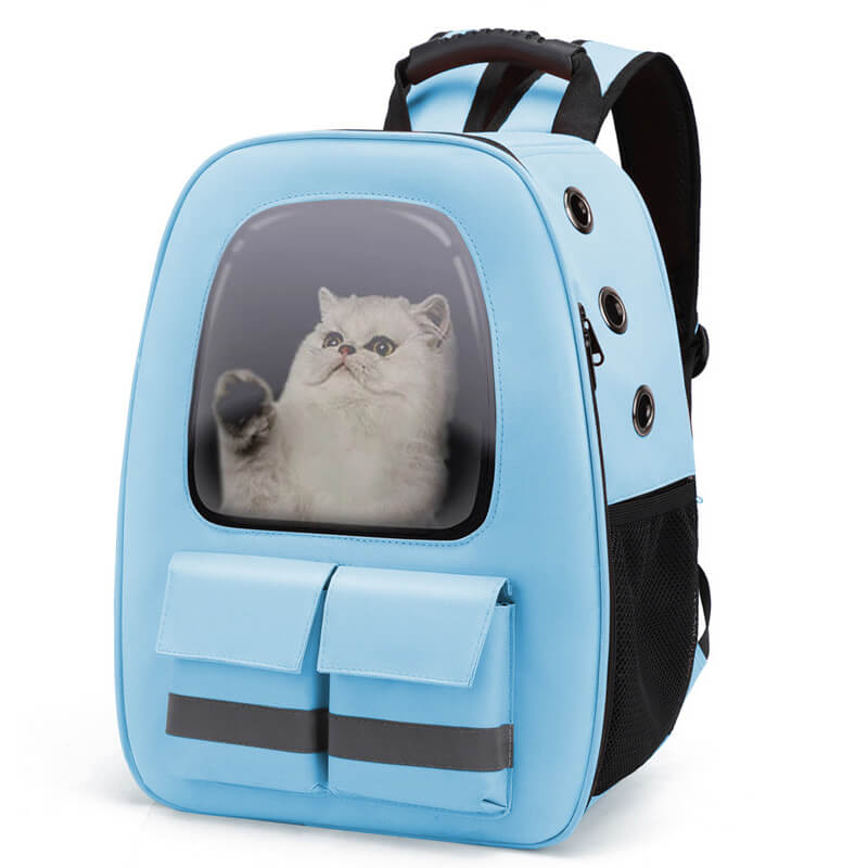 Moody Cat Furry Mini Backpack