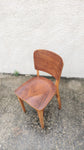 Cadeira CIMO anos 60 folheada em Imbuia