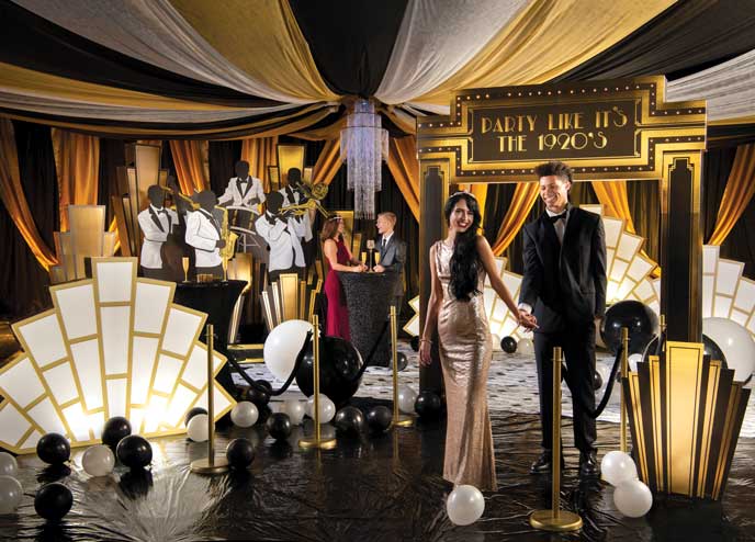 Prom Theme Decorations / Arabian Nights Theme Party Decorations Novocom Top : Try using classically elegant tablecloths in colors like white, ivory, and black to set the tone for your table decorations.