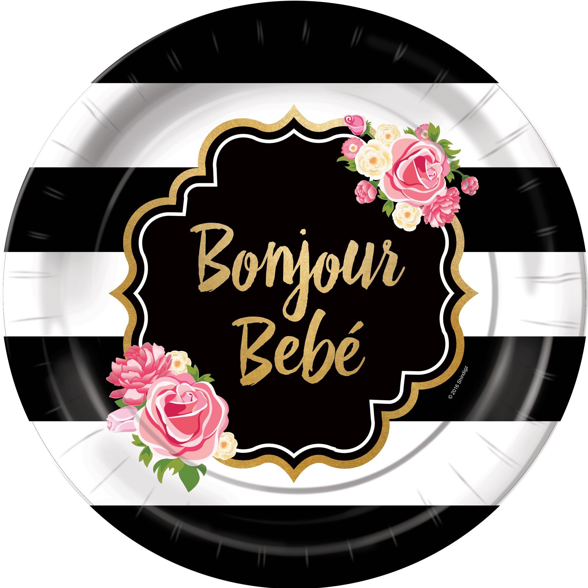 Bonjour Bebe Dinner Plates Stumps Party