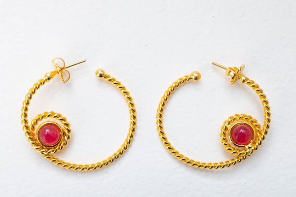 Sylvia Toledano Spirale Creole Hoop Earrings