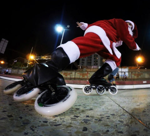 MPC Wheels MPC Black Magic #GoSkate inline speed skating Santa Skate Skate Wheels 