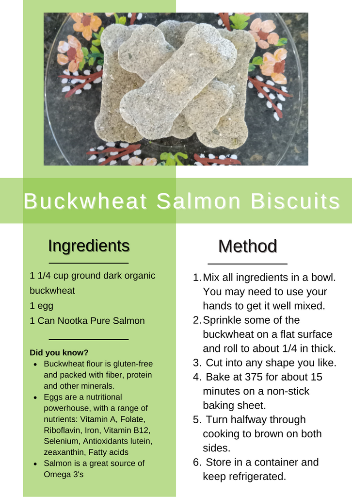 Buckwheat Salmon Biscuits