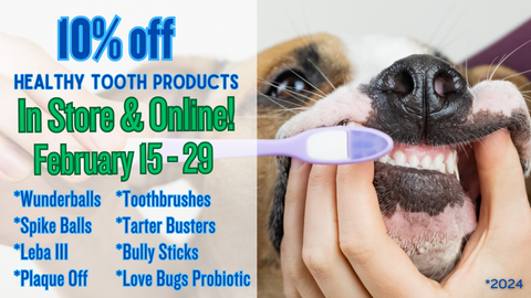 February is Healthy Teeth Month at Pet Grocer