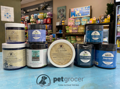 We always have a wide variety of probiotics at Pet Grocer.