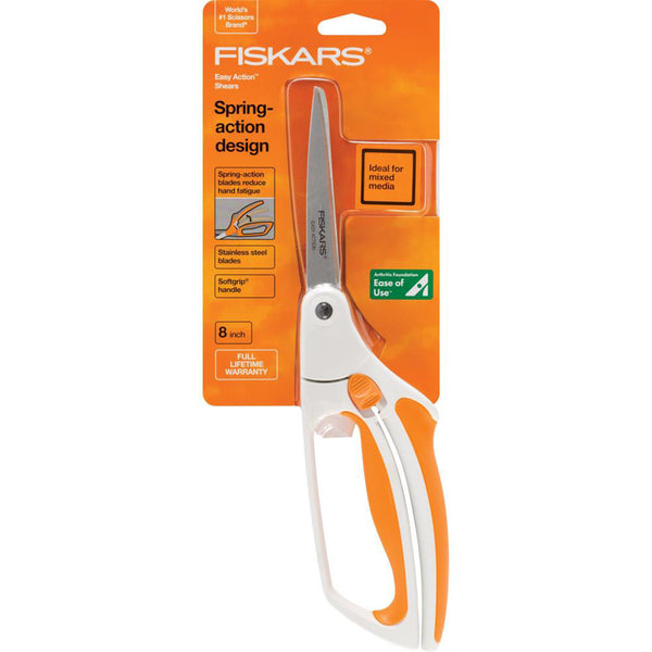 Fiskars 8in F1995 Razor Edge Fabric Scissors Shears Bent Trimmers