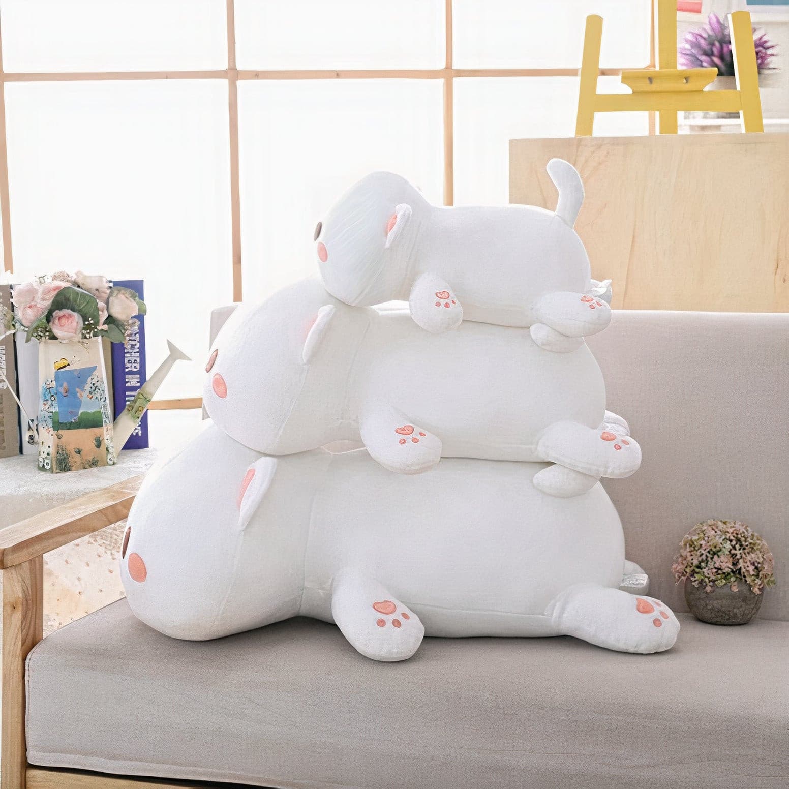 Gigantic Plumpy Kawaii Emiko-chan Cat Plushie - Plumpy Plushies