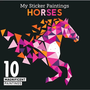 Activity Book - My Sticker Paintings: Horses - Mother and Earth Kids