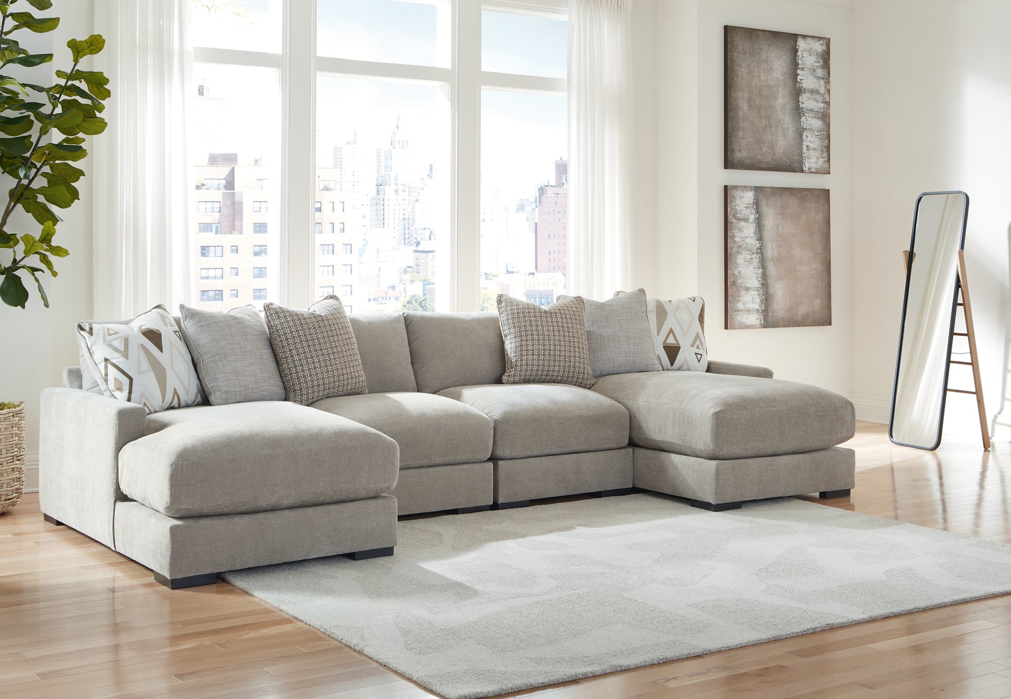 4-Piece Sectional Sofa Pit for Aslan Court
