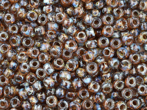 20g Smoky Black Picasso Miyuki 6/0 Seed Beads -- Miyuki 4511 Size 6/0 (Sku 4321) Czech Glass Beads by GR8BEADS - The Bead Obsession
