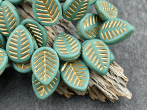 15* 16x12mm Turquoise Washed Crystal Picasso Top Drilled Dogwood