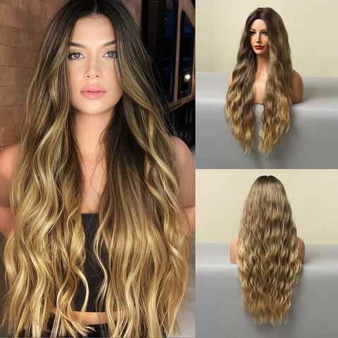 ombre-blonde-long-wavy-synthetic-hair-wig