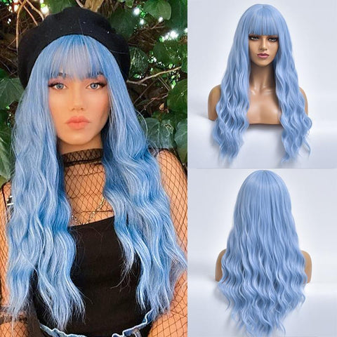 blue wig halloween