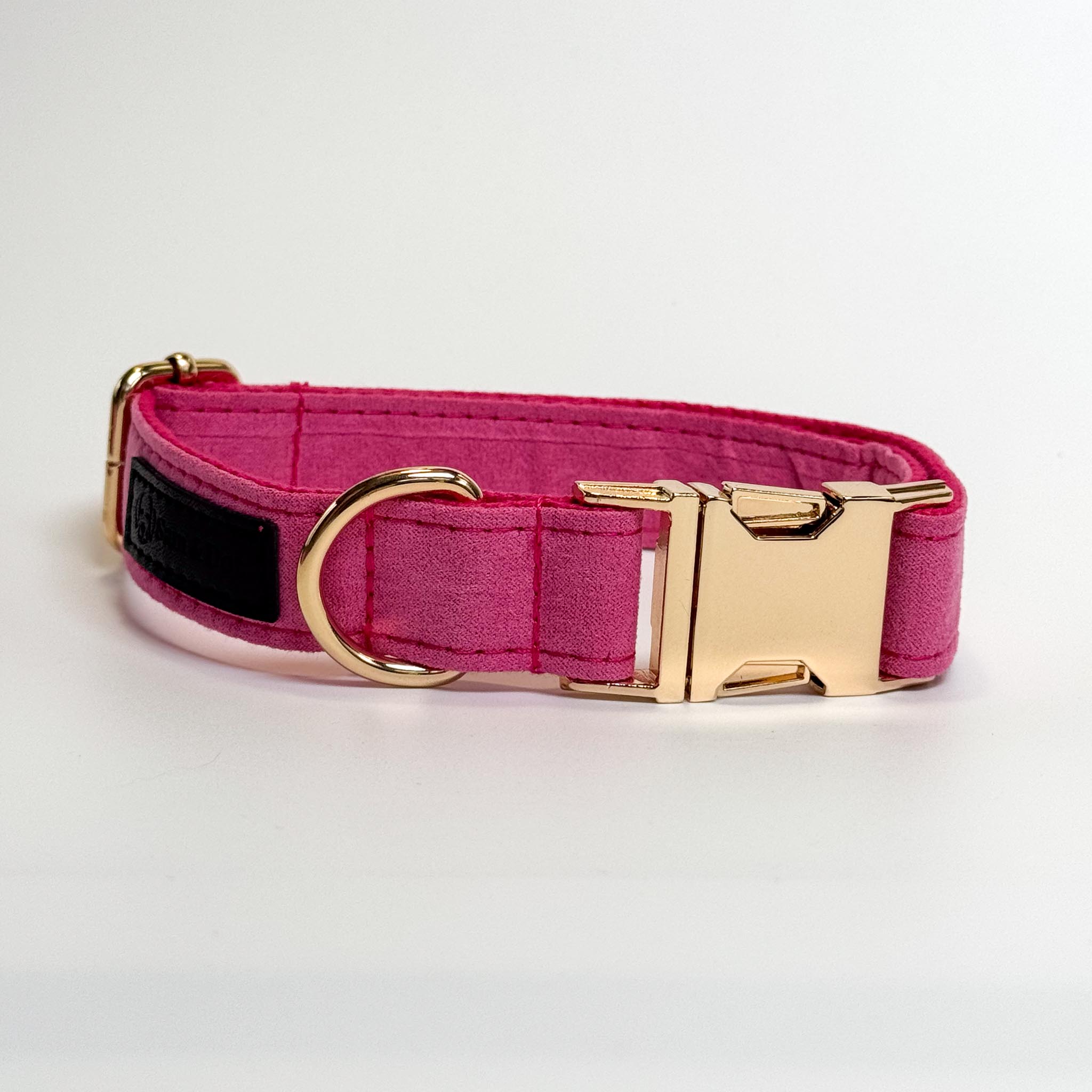 Hot Pink Engraved Dog Collar