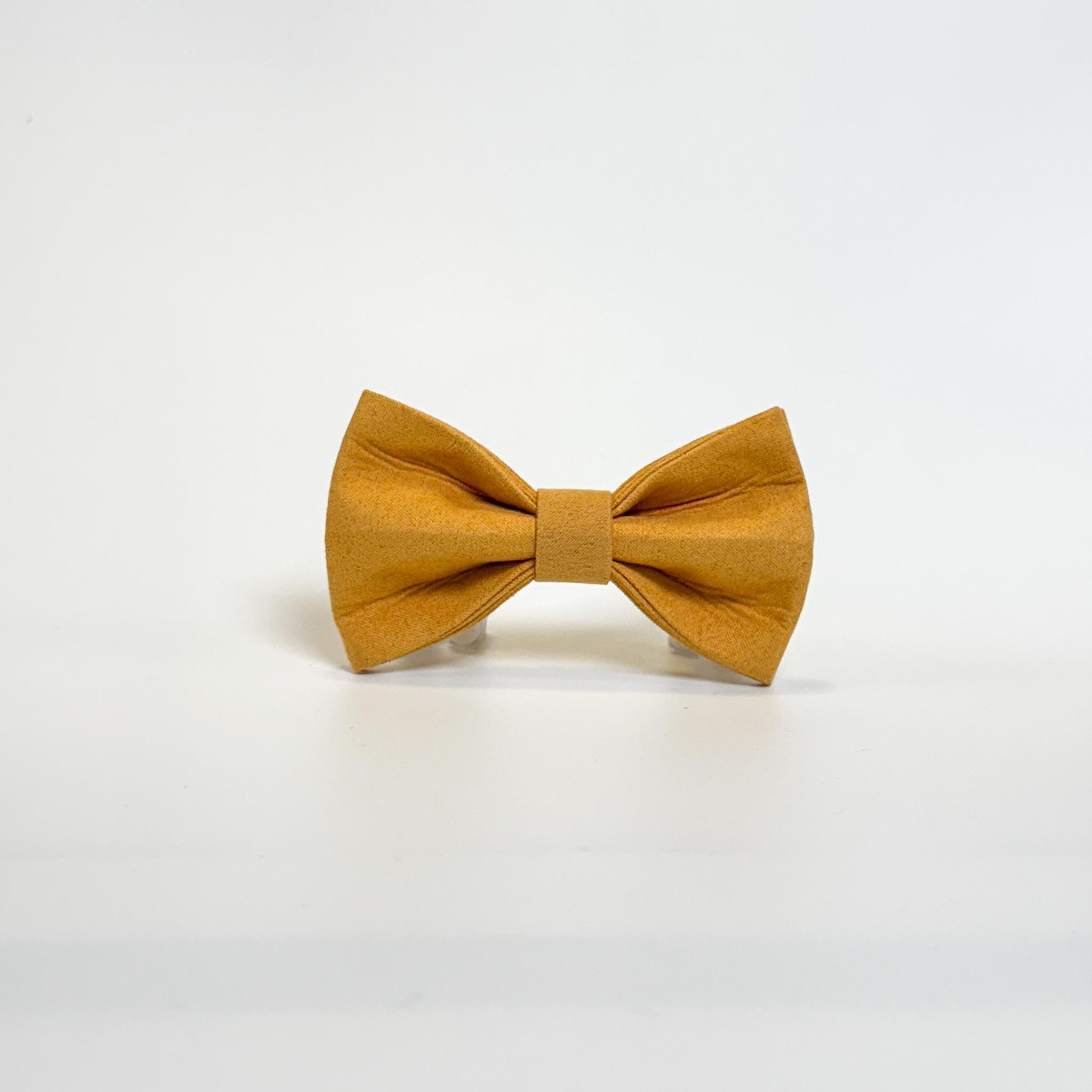 Bright Yellow Bow Tie