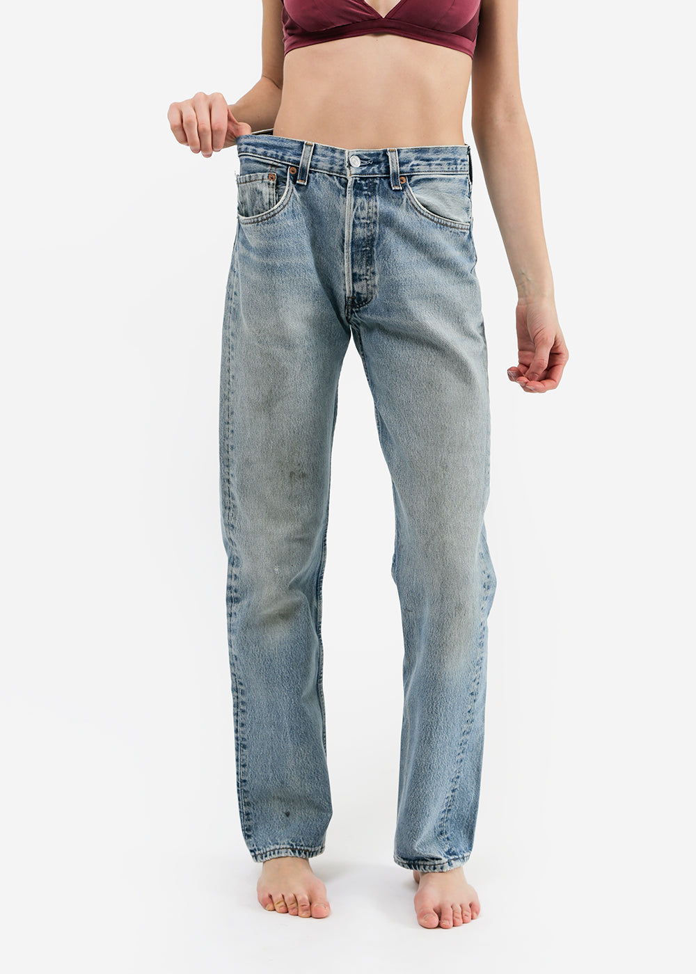 Vintage Levi's 505 in Light Wash by 