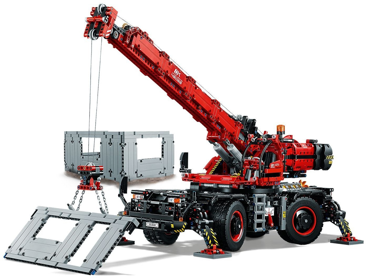 kloon Uitputting Cater Lego Technic Kraan voor alle terreinen - 42082 : Brickset for You